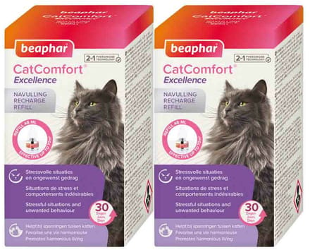 Beaphar CatComfort Excellence Navulling Verdamper - 2 x 48 ml - Voordeelverpakking