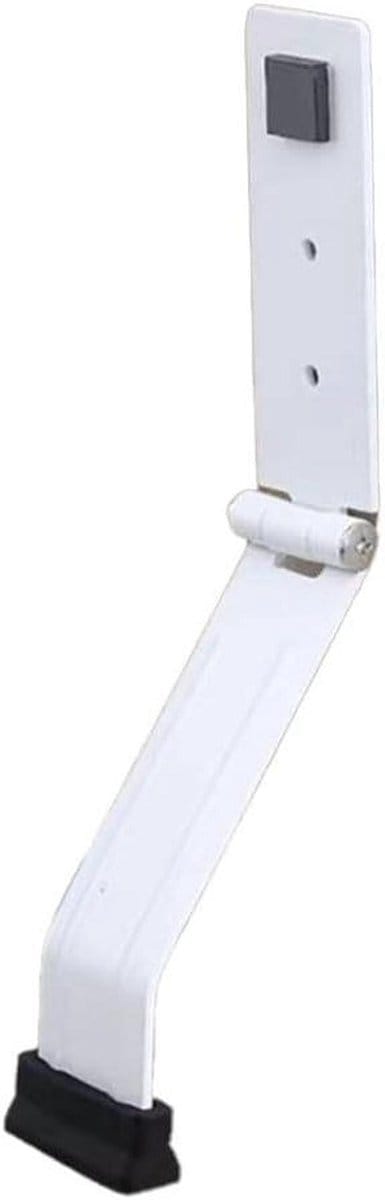 Opvouwbare Deurstopper - Deurfixeerder Houder - Deuren Beschermen - Magnetisch Aantrekkingsontwerp - 13 x 5 x 4 cm - Wit