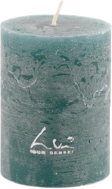 Rasteli Luz Your Senses Stomp Kaars Groen-Atlantic Deep D 6 cm H 8 cm Voordeelaanbod Per 2 Stuks