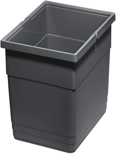 Ninka eins2vier Afvalbak 13,5 L 275 x 210 x 280 mm donkergrijs