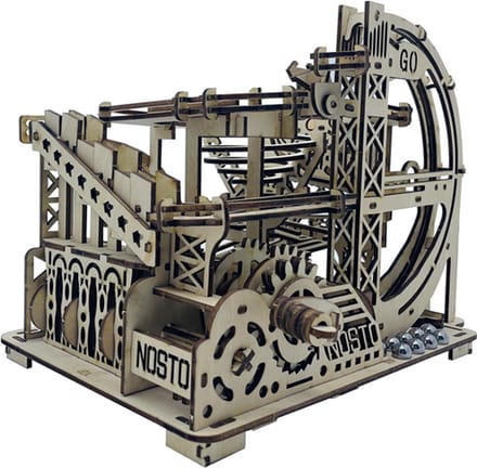 Premium Bouwpakket - Voor Volwassenen en Kinderen - Bouwpakket - 3D puzzel - Van Hout - Modelbouwpakket - DIY - Marble Run