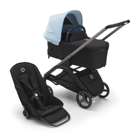 Bugaboo Dragonfly Kinderwagen - Black Bekleding black bekleding