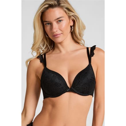 Hunkemöller Voorgevormde push-up beugel bh Posie Zwart