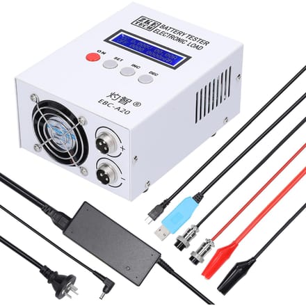 EBC-A20 Batterijtester 30V 20A 85W Lithium Loodzuurbatterijen Capaciteit Testapparaat 5A Opladen 20A standard configuration US-Plug veelkleurig