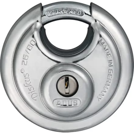 Abus Discusslot Met Sleutel Tkdi37/80 - Roestvrij Staal Hoge Veiligheid - Diameter 80mm