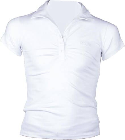 Piva schooluniform polo korte mouwen  meisjes - wit - maat 3XL/46
