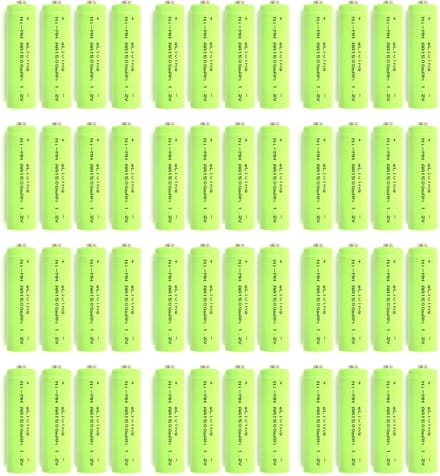 Oplaadbare AA batterijen. 1500mAh NiMH 1.2V - 48 stuks Megapack