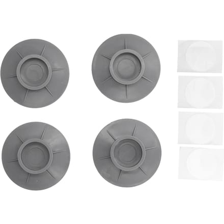 4 stuks vacuüm zuignap ontwerp wasmachine voeten pad antislip anti vibratie geluid demping pad gray