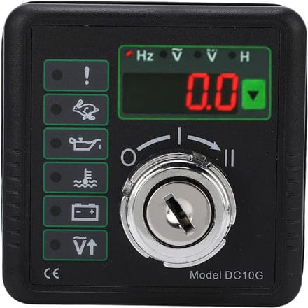 Motor Handmatige Start Controller Diesel Generator Besturingsmodule met Spanning Accumulatietijd Weergave DC10G 15‑300VAC