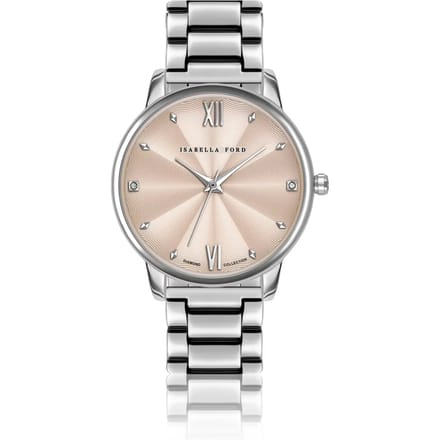 Zilveren horloge voor dames Isabella Ford Skylar