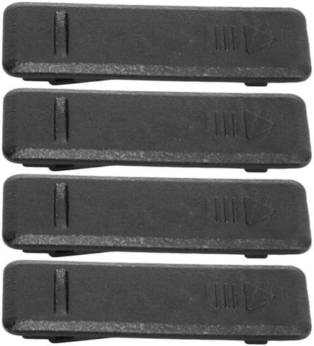 Allecto - Autodak Clip Cover - 4 Stuks - Bescherming voor auto rail