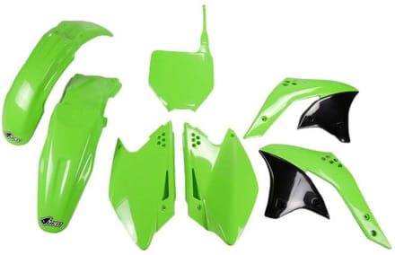 Ufo Kawasaki Kxf 250 2007-2007 Kakit208-026 Plastic Set Groen