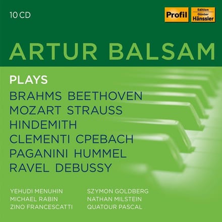 Artur Balsam - Artur Balsam Plays Brahms, Beethoven, Mozart,. (10 CD)