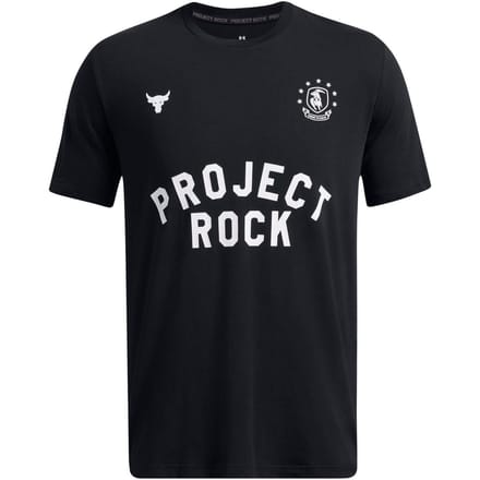 Under Armour Heren Project Rock T-Shirt (Zwart)