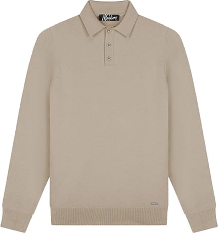 Malelions Knitted Long Sleeve Polo