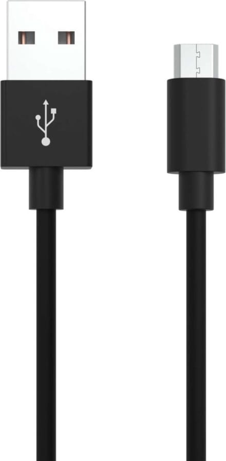 Ansmann 1700-0077 USB-kabel USB 2.0 USB-A stekker, USB-micro-B stekker 2.00 m Zwart Aluminium-stekker, TPE-mantel