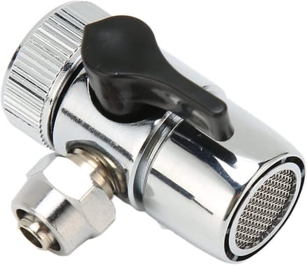 Drie Weg Badkamer Wastafelmengkraan Schakelklep Set - 3 Stuks G3/8, Waterfilter Schakelklep voor Efficiënt Waterbeheer