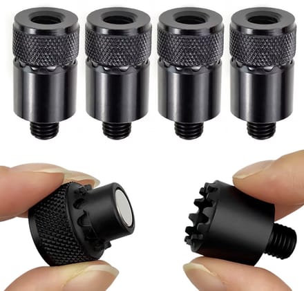 4-delige Metalen Hengelpod-Connector Quick Release-Adapter, Verwijderbare Adapter van Metaal voor Beetverklikkers