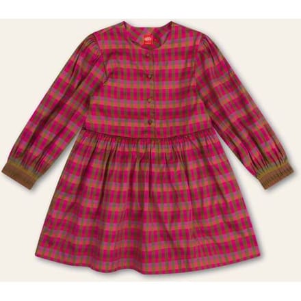 Oilily Duchess Jurk- maat116/6yr Groen Moss