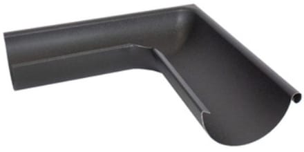 Bilka dakgoot buitenhoek - 150 mm - RAL 7024 mat