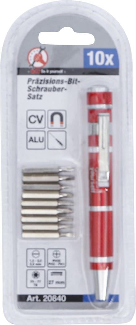 BGS Precisie-bit schroevendraaierset 10 delig