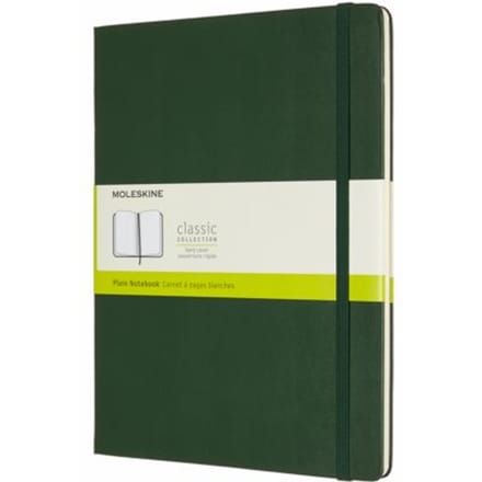 Moleskine Classic Notitieboek - Extra Large - Hardcover - Blanco - Mirte Groen