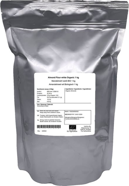 Amandelmeel wit - 1 Kg - VehGro