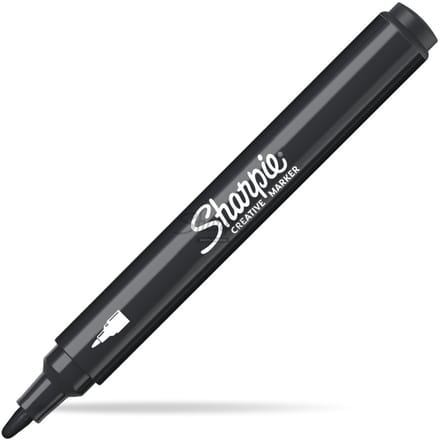 Sharpie Acryl Marker Permanent Zwart - Waterdicht & Dekkend