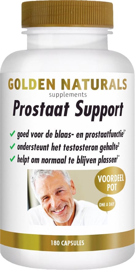 Golden Naturals Prostaat Support (180 veganistische capsules)