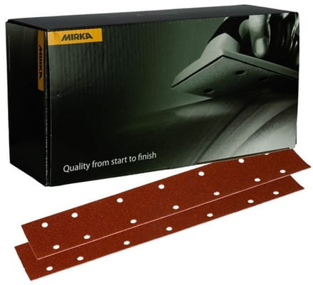 MIRKA Coarse Cut Schuurstroken 70x420mm met 14 gaten - P40