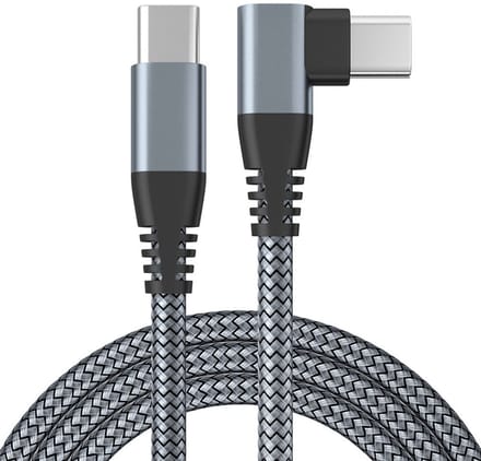 USB-C-oplader met haakse connector 60 W snelladen