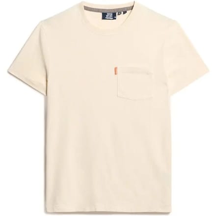 Superdry - Essential Washed T-shirt met borstzak - Heren - T-shirts