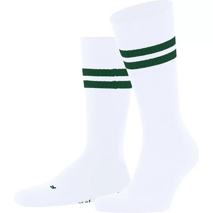 FALKE Dynamic gedessineerd katoen sokken unisex wit - maat 44-45