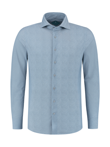 District Indigo Overhemd Performance Light Blue   39
