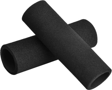 Stuur Handvatten - Motor Schuim - Trilling Dempt - Antislip Bedekking - 22 x 5 cm - Zwart
