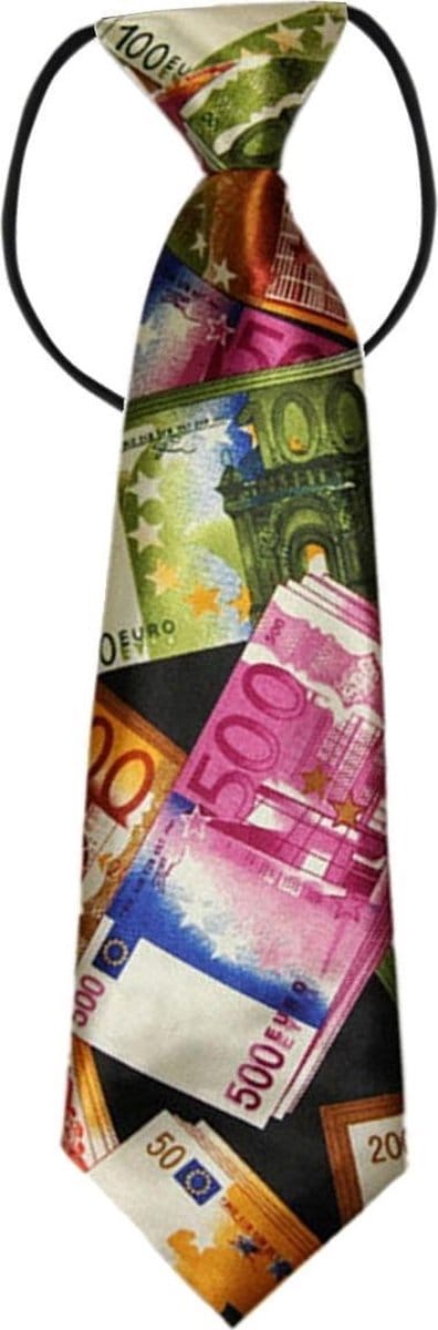 Fako Fashion - Kinderstropdas - Kinder Stropdas - Jongens Stropdas - Das - Print - Elastiek - Euro's