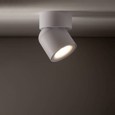 Nowodvorski Lighting Plafondspot Oscar, wit, aluminium, hoogte 13,5 cm, GU10