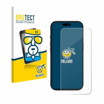 BROTECT - Glas Screenprotector voor Apple iPhone 17 Pro - Gehard Beschermglas 9H