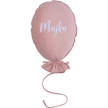Deluxe ballon kussen natuurlijk roos gepersonaliseerd Malomi Kids