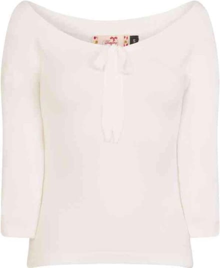 Dancing Days - PRETTY ILLUSION Longsleeve top - S - Wit