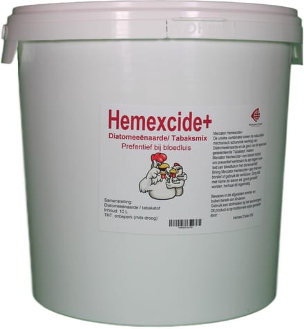 Mercator-groep Hemexcide+ | Diatomeeënaarde met Tabaksmix | 10 Liter