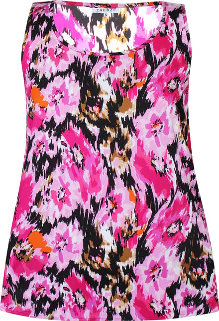 ZHENZI singlet Selah print