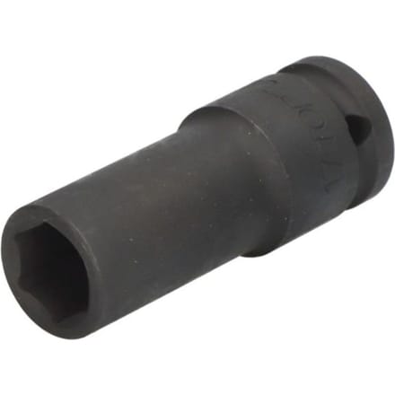 Slagmoerdop TOPTUL 1/2 inch 17 mm 6-kant lang