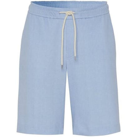 Desoto Bermuda Uni Color Drawstring Short Oxford Licht Blauw / male