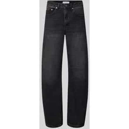 straight fit jeans van puur katoen