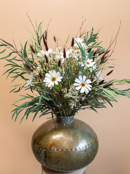 Mixed Flowers Boeket Julia | Eucalyptus | Droogbloemen | Kunstbloemen