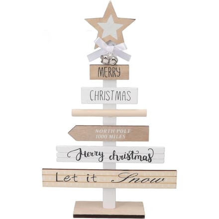 Kerst Tafeldecoraties Houten Bord Decoratie met Basis voor Cadeaus Huisdecoratie Layout Requisite