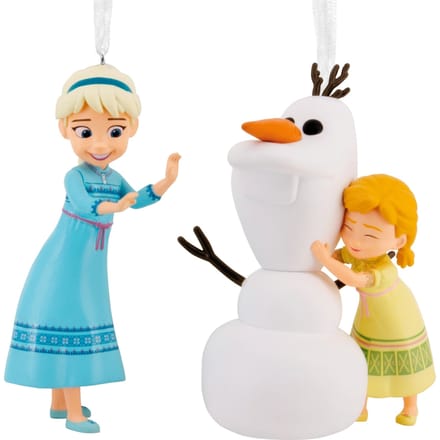 Hallmark Figural Frozen Elsa & Anna Tree Ornament
