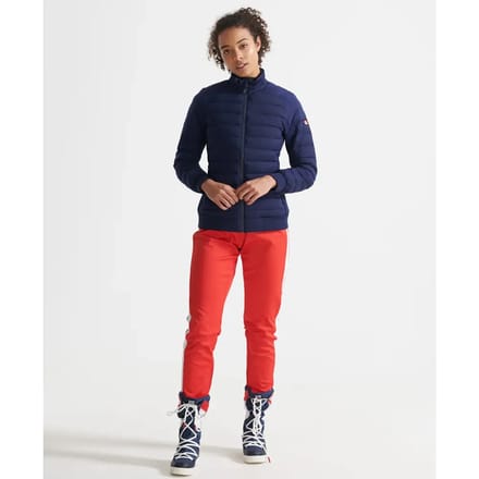 Superdry Motion Hybrid Mid Jas Blauw M Vrouw