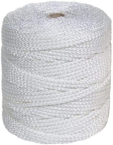 Gevlochten touw - Polyamide touw - Bevestigen - Sterk en duurzaam - 100 meter - Wit